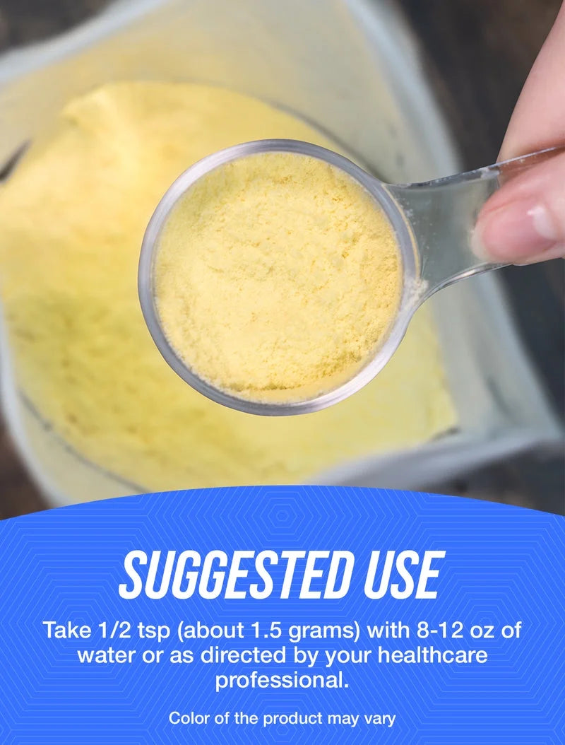 Colostrum Powder, 1.5G per Serving - 500 Grams (1.1 Lbs) - 333 Servings