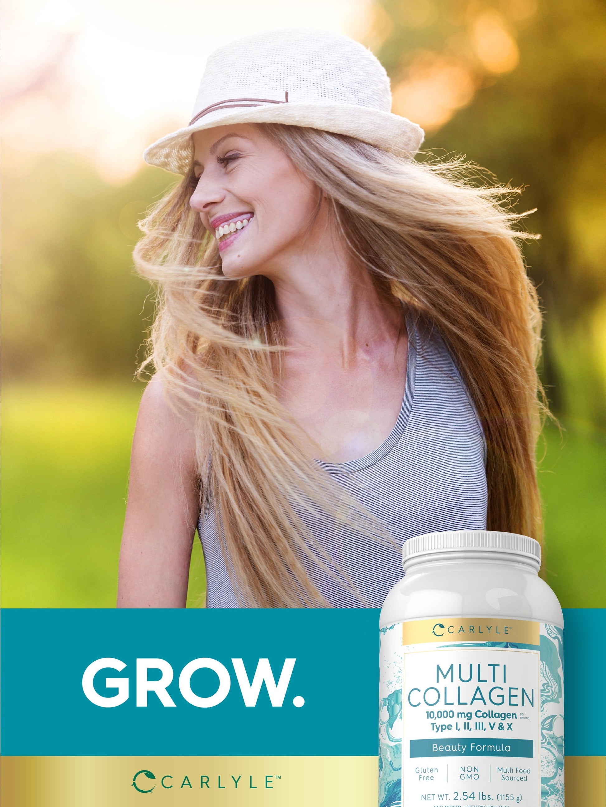 Multi Collagen Powder 40Oz | 10000 Mg | Type 1, 2, 3, 5 & 10 | by