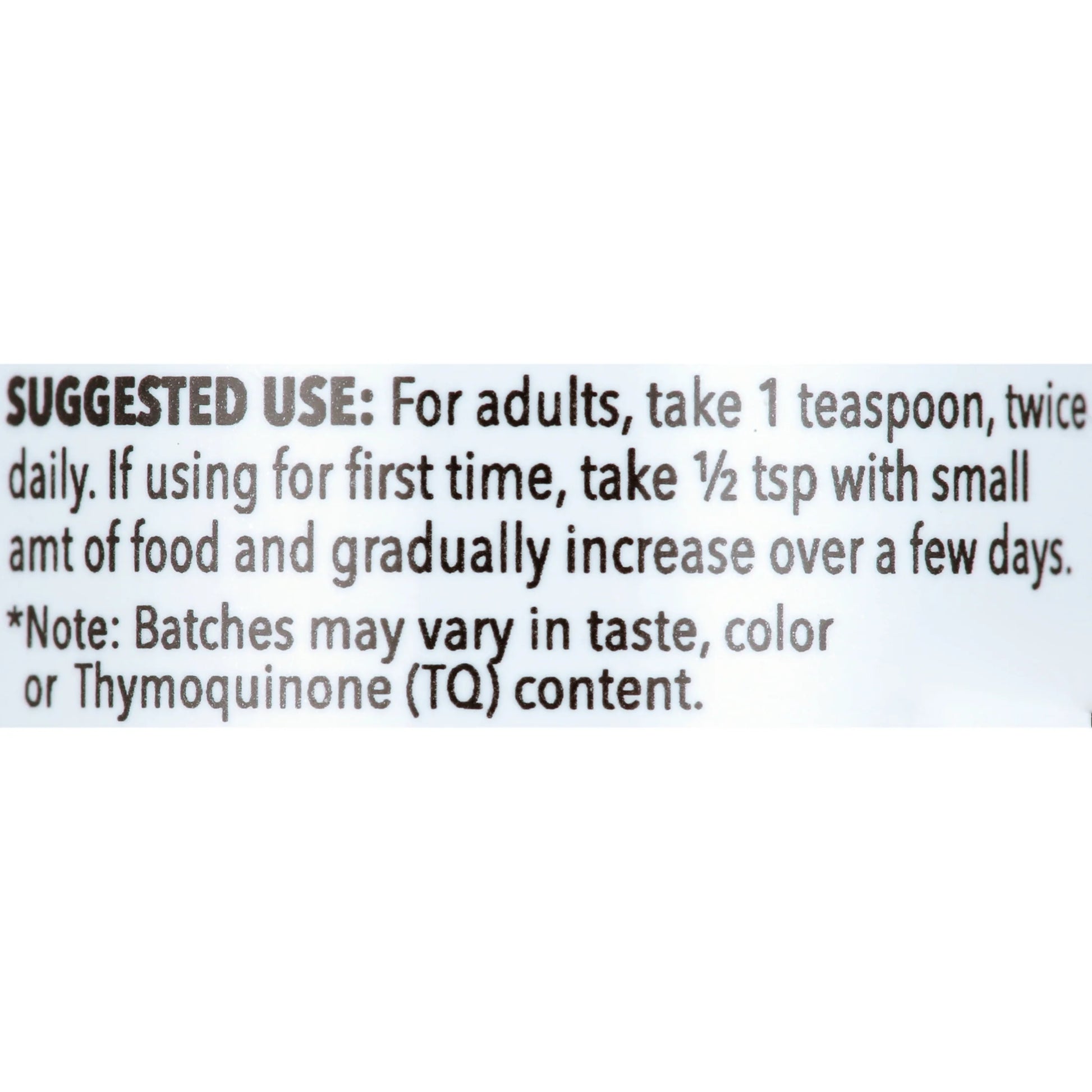 Black Seed Oil - Cold Pressed - Premium - 1Ounce