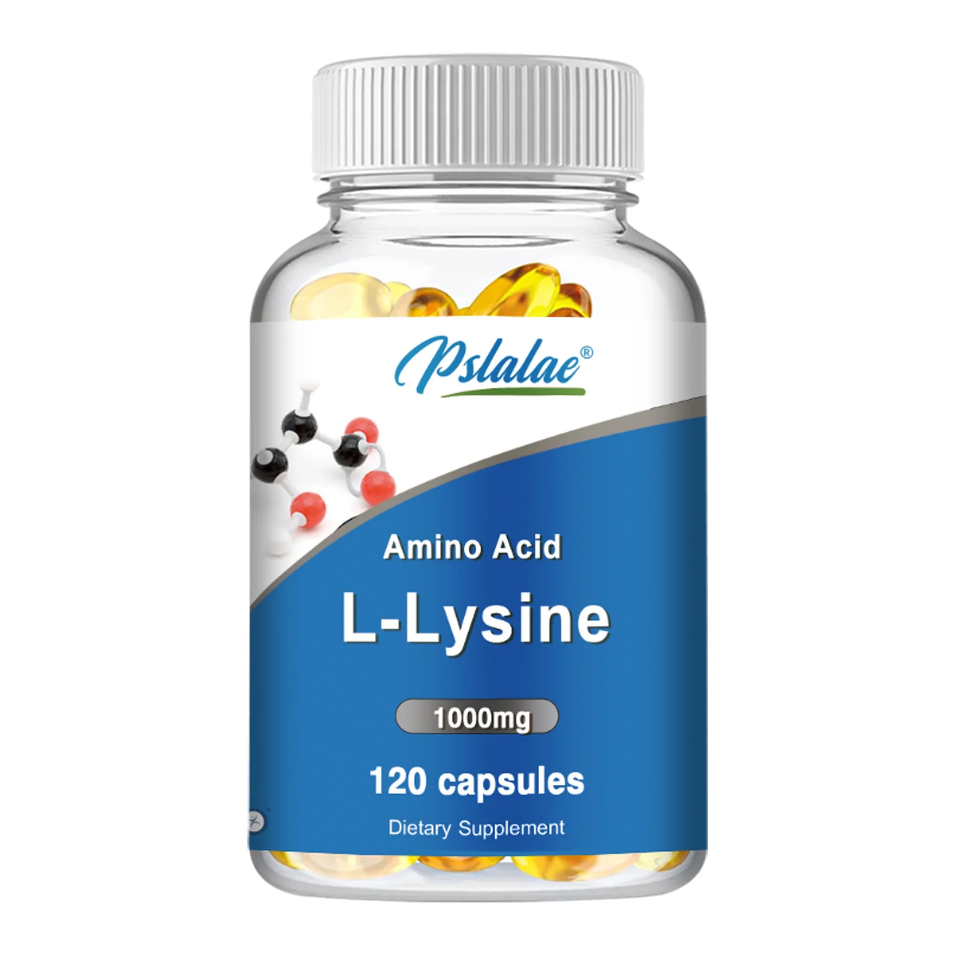 L-Lysine 1000 Mg - Essential Amino Acid, Healthy Immune Function, Supports Collagen Synthesis - 120 Capsules