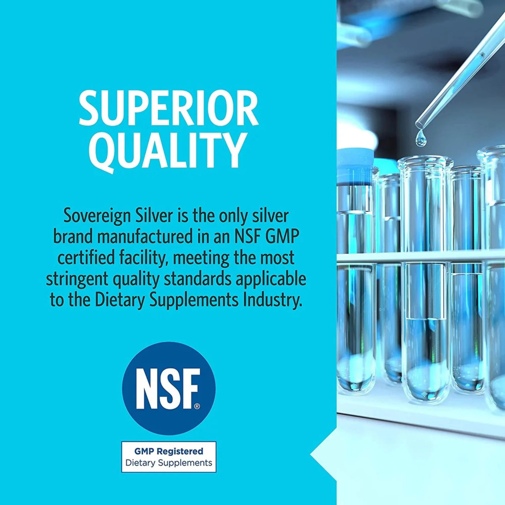 Bio-Active Silver Hydrosol for Immune Support - Colloidal Silver - 10 Ppm, 32Oz