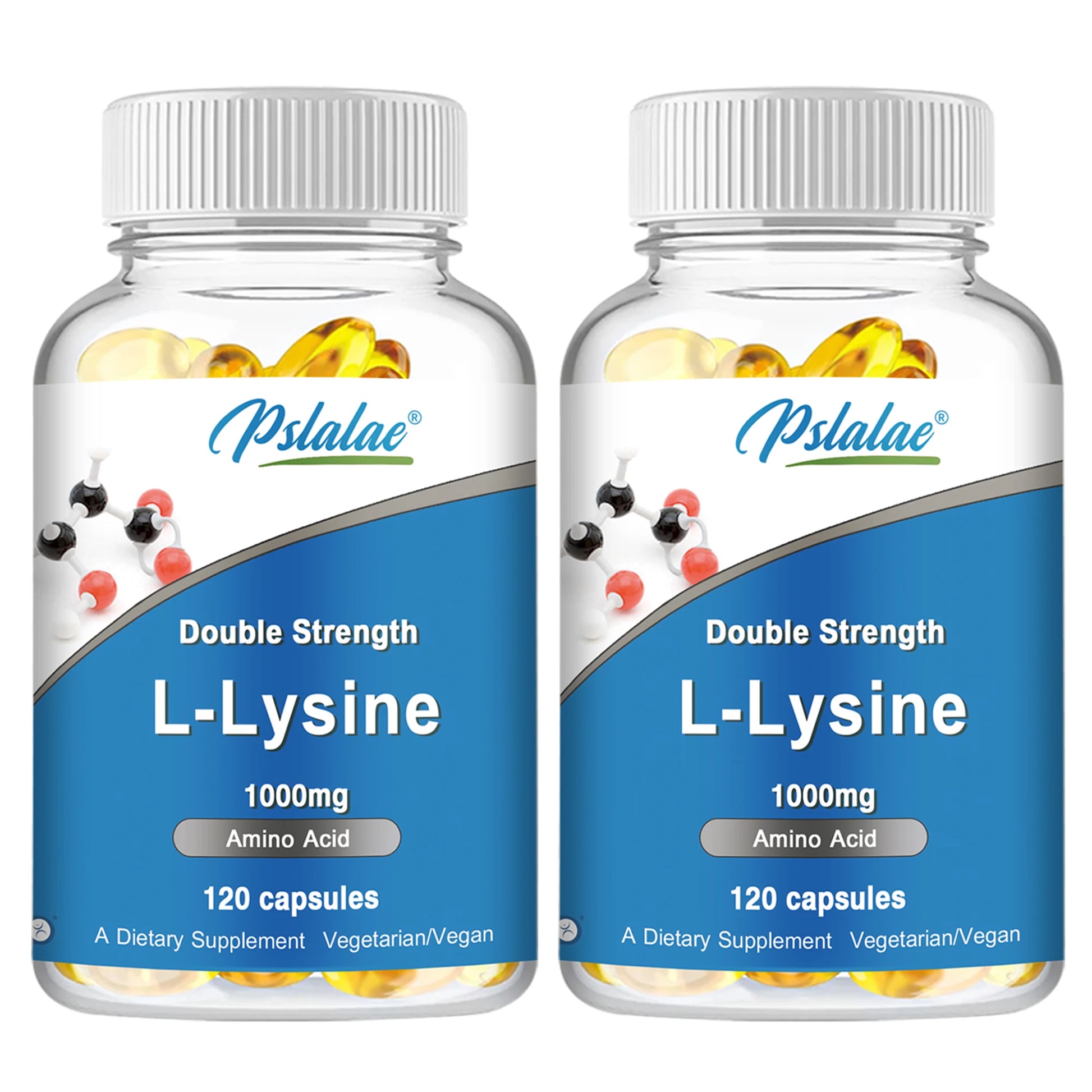 L-Lysine 1000 Mg - Essential Amino Acid, Healthy Immune Function, Supports Collagen Synthesis - 120 Capsules