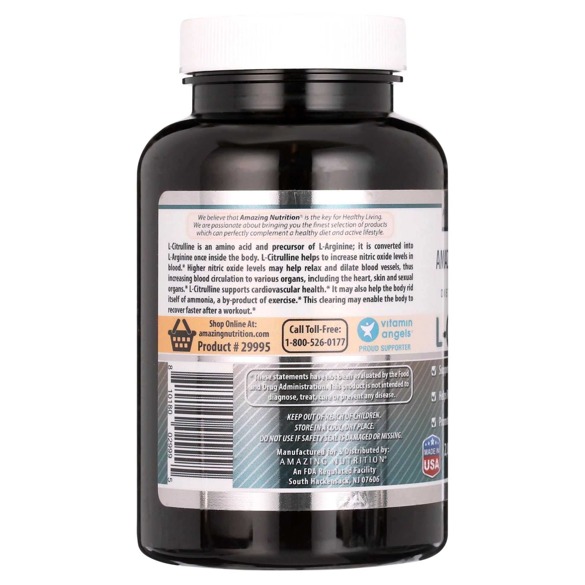 L Citrulline 2000Mg per Serving 120 Tablets (Non-Gmo,Gluten Free) - Promotes Healthy Circulation & Cardiovascular Health - Enhances Endurance