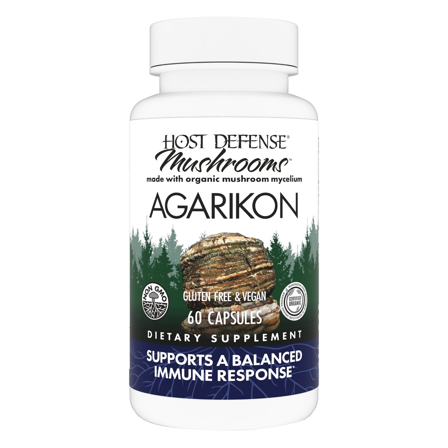 Agarikon Capsules - 60 Capsules (60 Servings)
