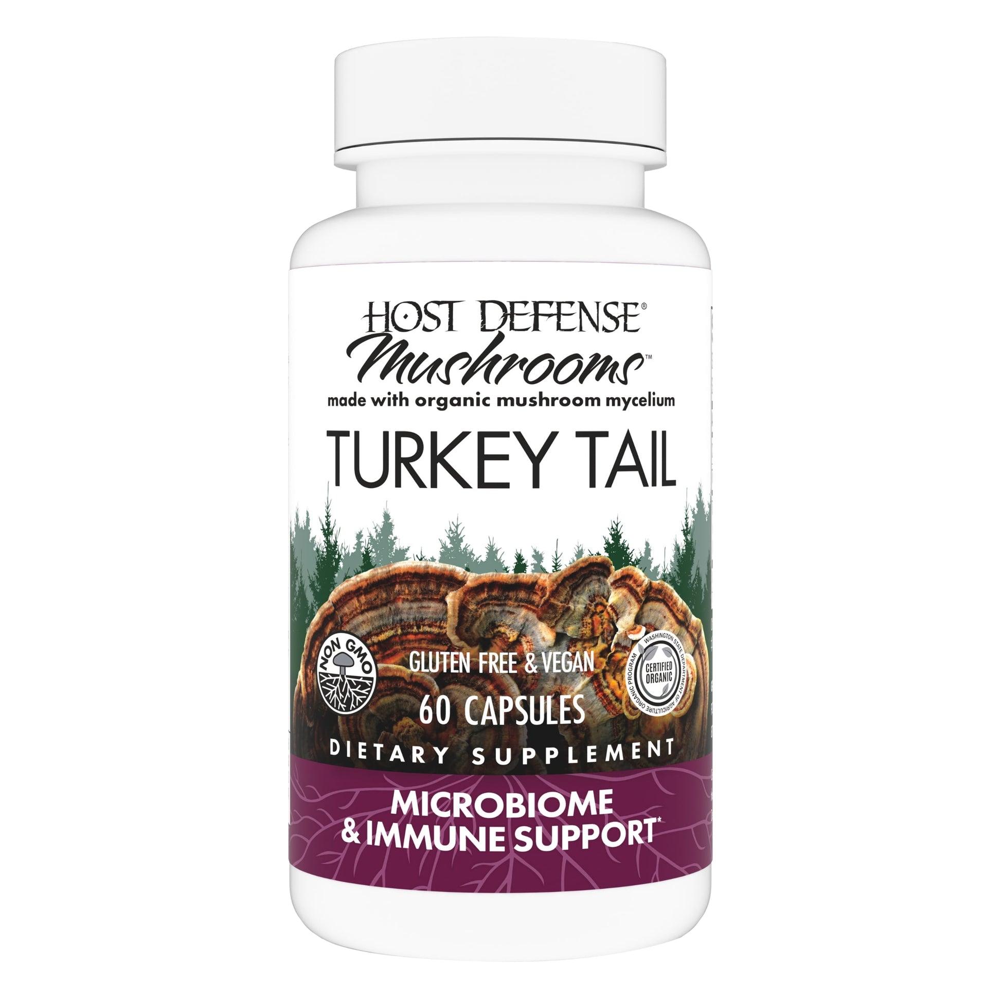 Turkey Tail Capsules - 60 Capsules (30 Servings)