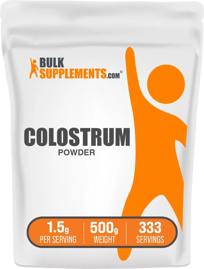 Colostrum Powder, 1.5G per Serving - 500 Grams (1.1 Lbs) - 333 Servings