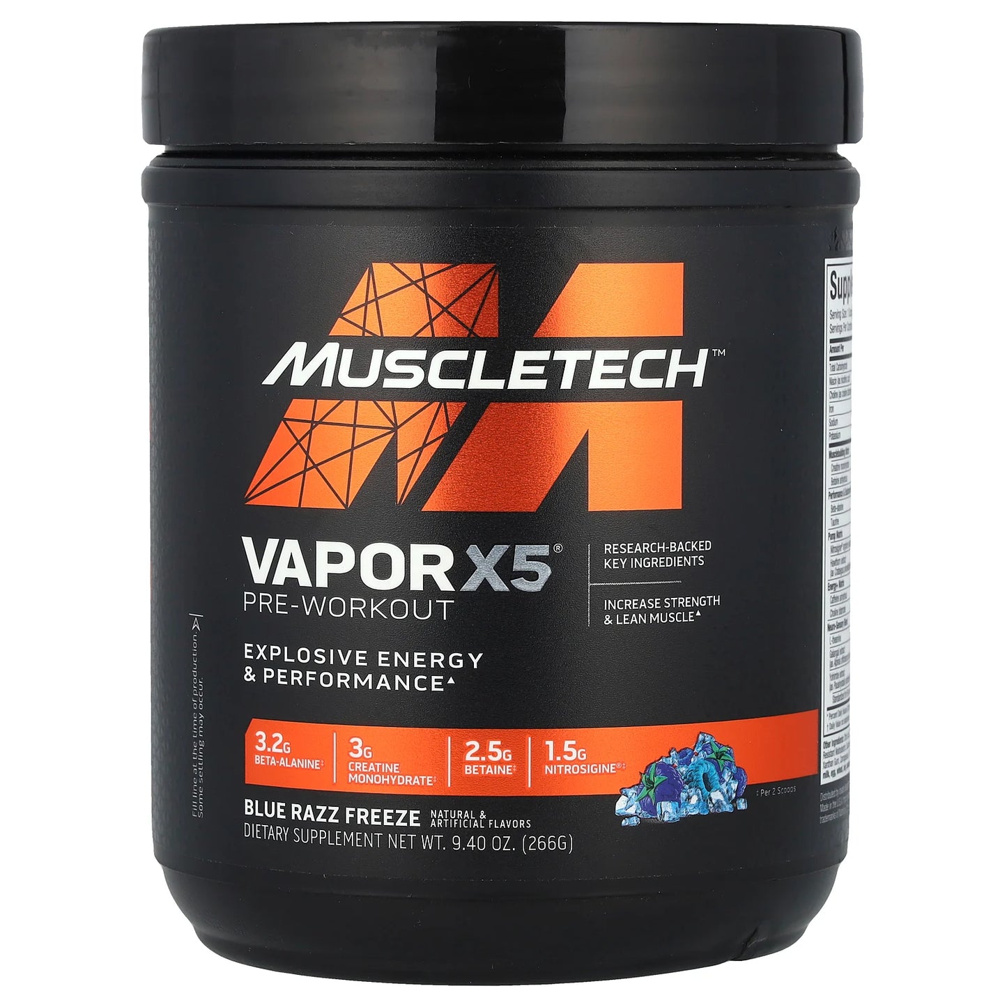 Muscletech Vaporx5, Next Gen Pre-Workout Sport Nutrition Supplement, Powder