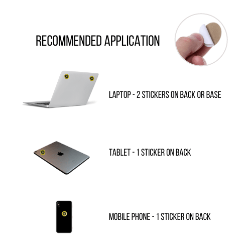 EMF Protection Phone Stickers - Set of 6-4