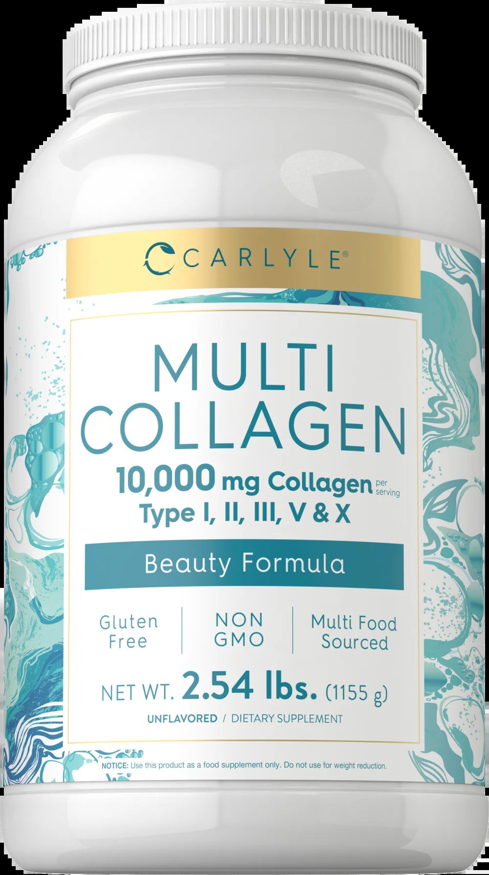 Multi Collagen Powder 40Oz | 10000 Mg | Type 1, 2, 3, 5 & 10 | by