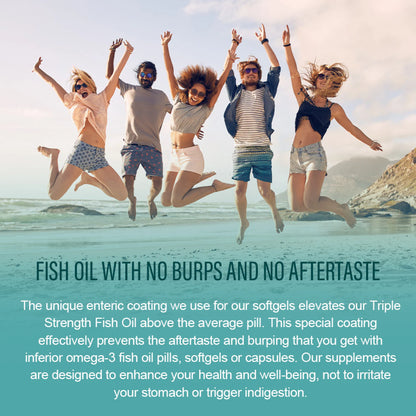 （2 Pack) Omega 3 Fish Oil Capsules 2500MG | Deep Sea Oil Rich EPA & DHA VE Vegetarian prove Supplement (Non-Gmo) | 240 Capsules