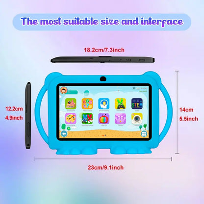 17.78 cm Toddler Tablet: Parental Control - Blue-4