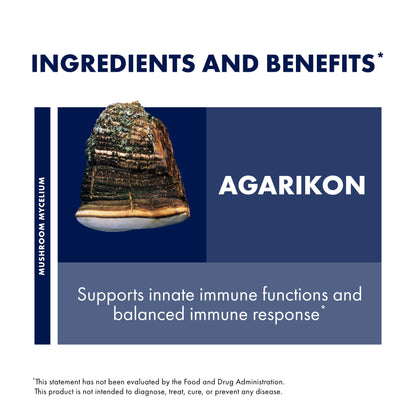 Agarikon Capsules - 60 Capsules (60 Servings)